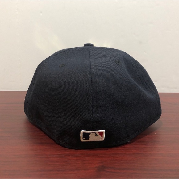 New Era, 59Fifty Fitted Hat, Boston Red Sox, Navy Blue - Picture 6 of 11
